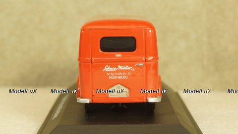 DKW Schnellaster Kasten Van Red, 02396, Schuco 1:43