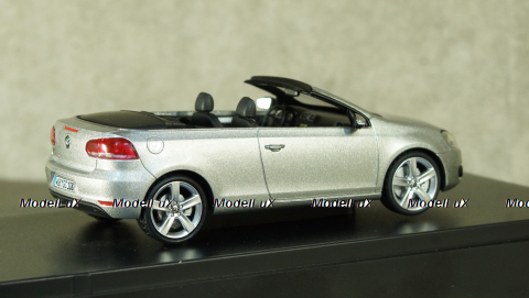 Volkswagen Rabbit (Golf) 6 Convertible 2012 silver, Schuco 1:43