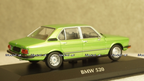 BMW 520 E12 1972 greenmet, 940023004, Maxichamps 1:43