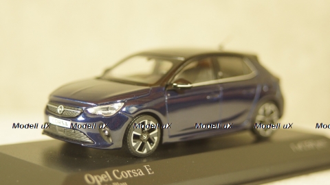 Opel Corsa E 2019  blue metallic, 410049000, Minichamps 1:43