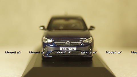 Opel Corsa E 2019  blue metallic, 410049000, Minichamps 1:43