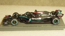 Mercedes F1 W11 EQ Performance No.44, Petronas Formula One Team - Winner Silverstone GP 2020  L.Hamilton, Spark 1:43