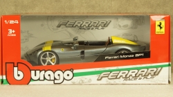 Ferrari Monza SP1 Metallic-Grey/Yellow, Burago 1:24