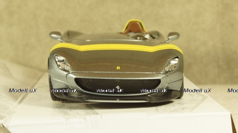 Ferrari Monza SP1 Metallic-Grey/Yellow, Burago 1:24