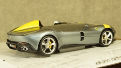 Ferrari Monza SP1 Metallic-Grey/Yellow, Burago 1:24