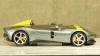 Ferrari Monza SP1 Metallic-Grey/Yellow, Burago 1:24