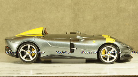 Ferrari Monza SP1 Metallic-Grey/Yellow, Burago 1:24