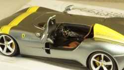 Ferrari Monza SP1 Metallic-Grey/Yellow, Burago 1:24