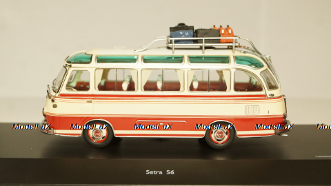 Setra S6 bus With luggage, Schuco 1:43 