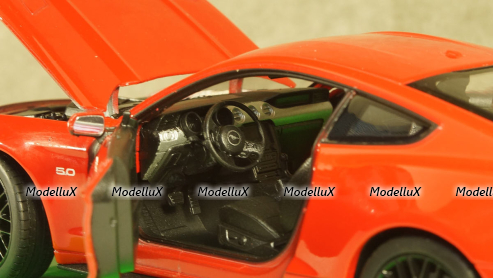 Ford Mustang GT red, WEL24062, Welly 1:24