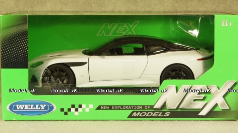 Aston Martin DBS Superleggera, white, 24095W, Welly 1:24