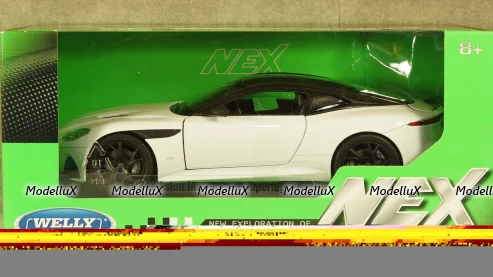 Aston Martin DBS Superleggera, white, 24095W, Welly 1:24