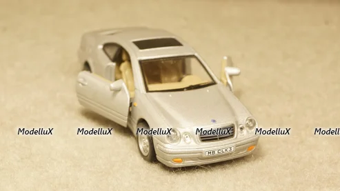 Mercedes CLK320 silver, Cararama 1:43