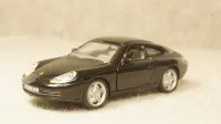 Porsche 911 Coupe black, Cararama 1:43