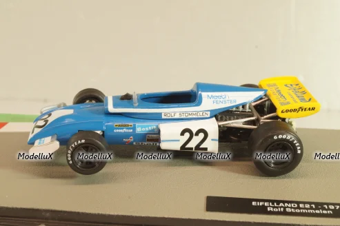 Eifelland E21 #22 Rolf Stommelen, Formula 1, F1, Altaya 1:43 Уценка!