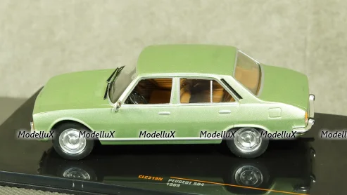 Peugeot 504 1969 metallic green, IXO, CLC319N 1:43