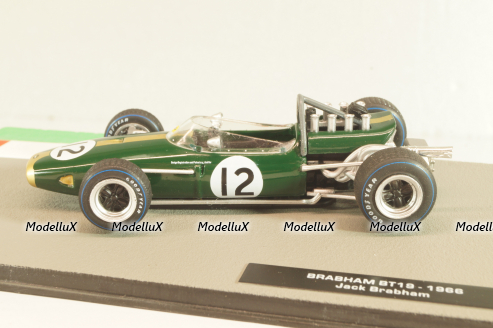 Brabham BT19 #12 Jack Brabham 1966, Formula 1, F1, Altaya 1:43 Уценка 2!