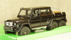 Mercedes G63 AMG 6x6 black, 24061, Welly 1:24