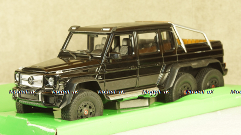Mercedes G63 AMG 6x6 black, 24061, Welly 1:24