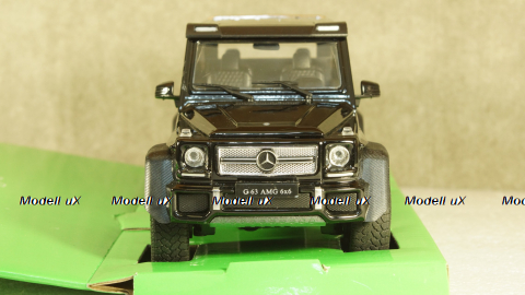 Mercedes G63 AMG 6x6 black, 24061, Welly 1:24