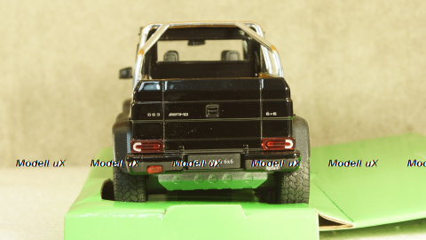 Mercedes G63 AMG 6x6 black, 24061, Welly 1:24