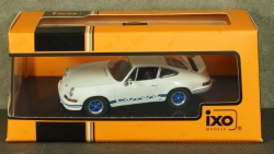 Porsche 911 Carrera RS 2.7 1973 white-blue, IXO, CLC320N 1:43