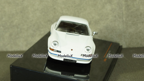 Porsche 911 Carrera RS 2.7 1973 white-blue, IXO, CLC320N 1:43