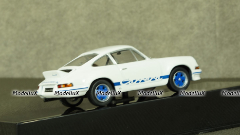 Porsche 911 Carrera RS 2.7 1973 white-blue, IXO, CLC320N 1:43
