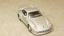 Porsche 911 GT2 silver, Cararama 1:43