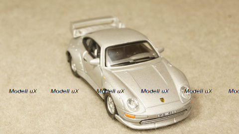 Porsche 911 GT2 silver, Cararama 1:43