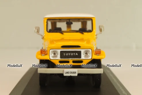 Toyota Land Cruiser FJ40 1982, yellow/white roof, Altaya 1:43