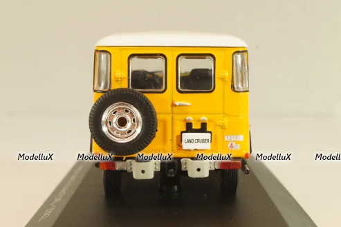 Toyota Land Cruiser FJ40 1982, yellow/white roof, Altaya 1:43