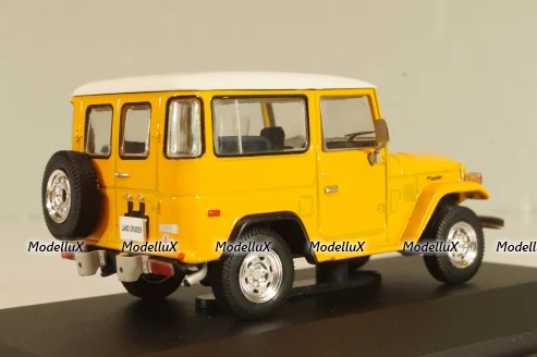 Toyota Land Cruiser FJ40 1982, yellow/white roof, Altaya 1:43