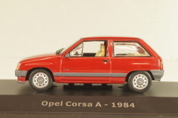 Opel Corsa A 1984, red, Altaya 1:43 Уценка!
