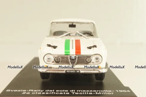 Alfa Romeo Giulia T.I. Super #88 Rally Svezia 1963, Altaya 1:43 Уценка!