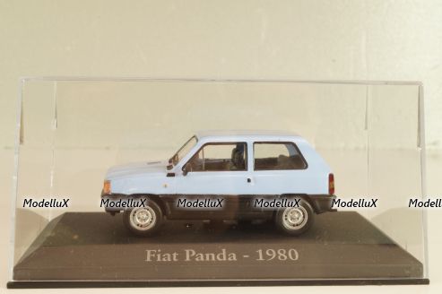Fiat Panda 1980, light blue, Altaya 1:43 Уценка 2!