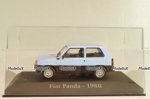 Fiat Panda 1980, light blue, Altaya 1:43