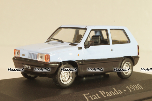 Fiat Panda 1980, light blue, Altaya 1:43 Уценка 2!