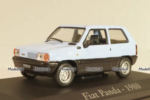Fiat Panda 1980, light blue, Altaya 1:43