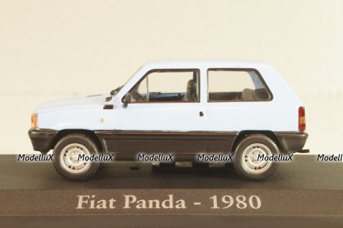 Fiat Panda 1980, light blue, Altaya 1:43 Уценка 2!