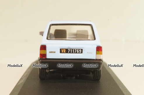 Fiat Panda 1980, light blue, Altaya 1:43 Уценка 2!