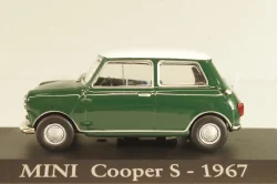 Mini Cooper S 1967, green/white roof, Altaya 1:43