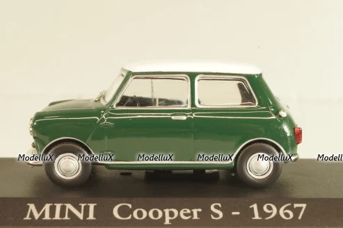 Mini Cooper S 1967, green/white roof, Altaya 1:43