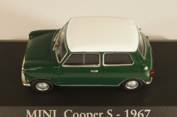 Mini Cooper S 1967, green/white roof, Altaya 1:43