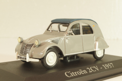 Citroen 2CV 1957, grey, Altaya 1:43