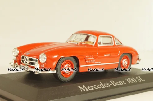 Mercedes-Benz 300 SL Gullwing (W198) 1954, red, Altaya 1:43 Уценка!