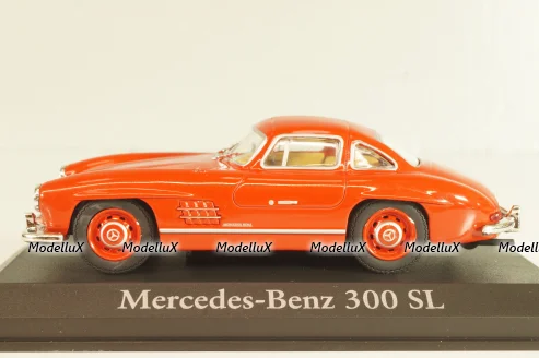 Mercedes-Benz 300 SL Gullwing (W198) 1954, red, Altaya 1:43 Уценка!
