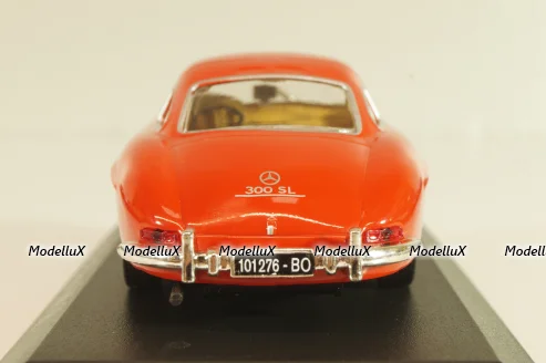 Mercedes-Benz 300 SL Gullwing (W198) 1954, red, Altaya 1:43 Уценка!