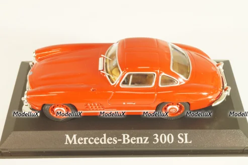 Mercedes-Benz 300 SL Gullwing (W198) 1954, red, Altaya 1:43 Уценка!