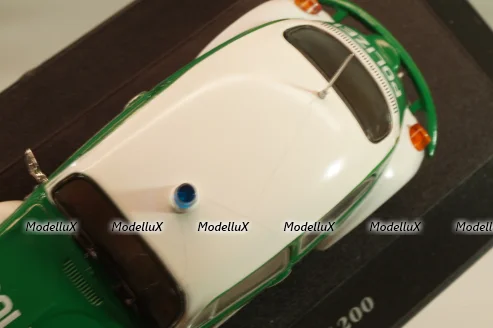 Volkswagen Beetle 1200 Polizei 1977, white/green, 7598001, Atlas Police Cars Collection 1:43 Уценка!